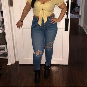 Gap High Rise Universal Leggings Jeans